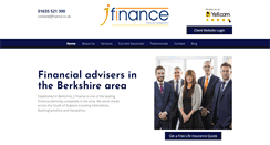 Desktop Screenshot of jfinance.co.uk